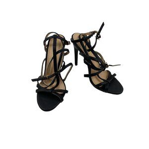 Liliana Women's Black Strappy Heels